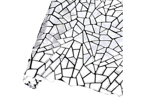 PH PandaHall 1 Yard x 65 Inch Mirror Embossed Sheet Silver Sequin: Fabric Sourcing and Quality Notes