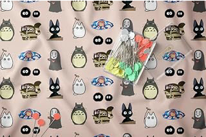 Studio Ghibli Cotton Fabric (Pink, 1 Yard (36" x 58")): Fabric Sourcing and Quality Notes
