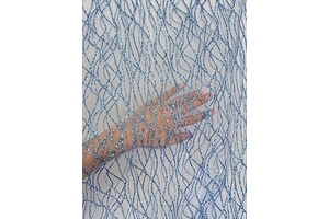 Glitter Wave Lace Fabric by The Yard - Perfect for Wedding Decorations, Bridal Shower, Wedding Tablecloth - Minimum Stretch - for Glitter Veil: Fabric Sourcing and Quality Notes