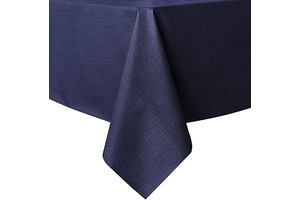 sancua Waterproof Rectangle Vinyl Tablecloth Table Cloth 60x84 Inch, Navy: Fabric Sourcing and Quality Notes