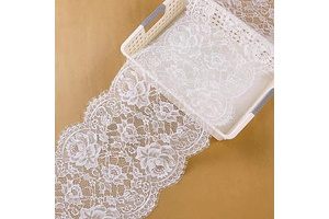 11 Inches by 3 Yards Classic Vintage Flower Pattern French Eyelash Edge Lace Fabric Lace Ribbon Trim Material Clothing Accessory for Sewing: Fabric Sourcing and Quality Notes