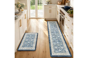 KIMODE Anti Fatigue Mats for Kitchen Floor, Boho Floral Home Kitchen Decor: Print Design and Production Notes