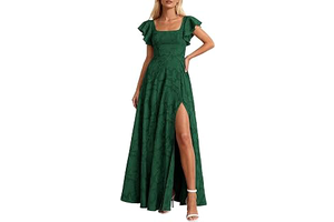 Bridesmaid Wedding Guest Formal Dresses for Women: Jacquard Weave and Production Notes