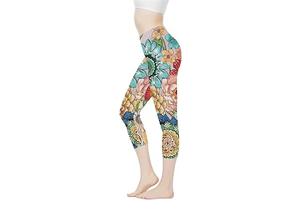Yoga Leggings for Womens Girls High Waist Workout Pants Butt Lifting Soft Seamless Legging Buttery Soft XS-3X: Print Design and Production Notes