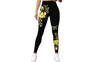 Printed Leggings for Women Pattern High Waisted Running Yoga Pants: Print Design and Production Notes