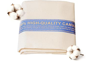 60" W Canvas Roll | 7oz Canvas Fabric Cotton Duck | Heavy Natural Fabric for Painting Arts & Crafts, Backings, Covers, Placemats (2/3 Yards): Fabric Sourcing and Quality Notes