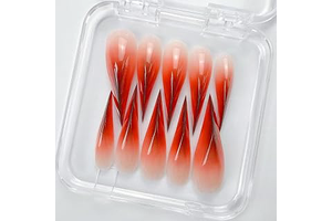 Putysenxi Polished Press On Nails Short Long Detachable Reusable Nail Eagle Cat Dragon Claw Nail glue & Alcohol Pad Pack: Ombre Dyeing and Production Notes