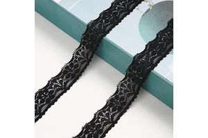 Black Lace Ribbon 1 Inch 25 Yards,Black Lace Trim for Sewing, Wedding Decorations, Bridal Bouquets, Crafts, Gift Wrapping, DIY, Scrapbooking: Fabric Sourcing and Quality Notes