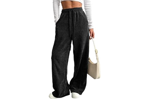 Wide Leg Pants Woman Elastic High Waisted Drawstring Pants 2026: Jacquard Weave and Production Notes