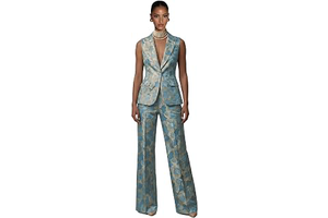 Womens Summer Sets 2 Piece Outfits Floral Vest and Pants Set Women: Jacquard Weave and Production Notes