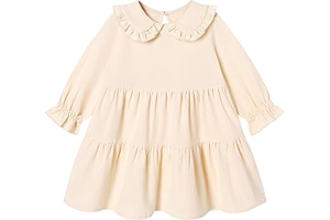 Toddler Girls Dress Long Sleeve Fall Winter Clothes 1-5T: OEM Production and Sizing Notes