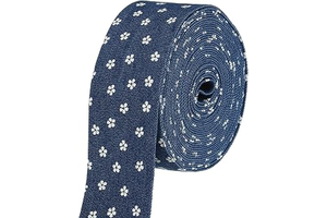 PATIKIL 1.5" x 5.5 Yard Denim Ribbon, Denim Thin Ribbon Jean Velvet Fabric Strip Fringes Roll for Crafts Bow Wrapping Gift Christmas Hair Clip: Fabric Sourcing and Quality Notes