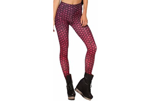 Women Geometric Figures Ankle Elastic Tights Legging: Print Design and Production Notes