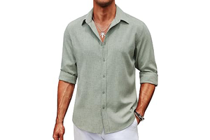 Mens Button Down Shirt Long Sleeve Untucked Shirts Summer Casual Dress Shirts: OEM Production and Sizing Notes