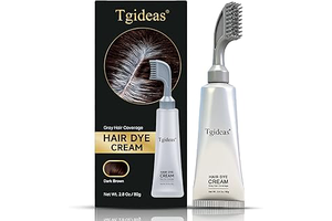 Tgideas Hair Dye Comb Root Touch Up, Ammonia Free Gray Coverage, Dark Brown: Ombre Dyeing and Production Notes