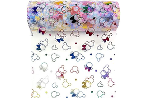 Glitter Tulle Rolls 6 inch x 10 Yards (30 feet) Colorful CartoonTulle Rolls Spool Fabric Tutu for DIY Skirts Wedding Gift Wrap Sewing Crafting: Fabric Sourcing and Quality Notes