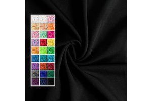 59" Width Nylon Spandex Fabric, 80% Nylon & 20% Spandex, Swimwear, Activewear Fabric 4-Way Stretch, for Sports, Yoga, Dance(Black, 1 Yard): Fabric Sourcing and Quality Notes