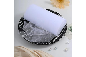 Tulle Fabric Roll 6 Inch 150 Feet Sheer Netting Spool for Halloween Decoration Tutu Skirt Gift Wrapping Wedding Baby Shower Party DIY: Ombre Dyeing and Production Notes