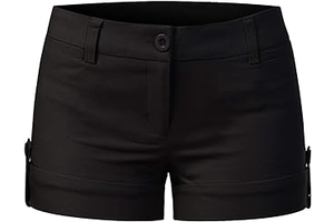 Women's Stretch Cuffed Chino Shorts: OEM Production and Sizing Notes