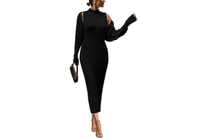 Womens 2 Piece Ribbed Knit Sweater Dress Set Date Night Outfit: OEM Production and Sizing Notes