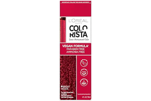 L'Oreal Paris Colorista Semi Permanent Hair Color for Bleached or Blonde Hair, Color Depositing Hair Mask Formula, Bright Red: Ombre Dyeing and Production Notes