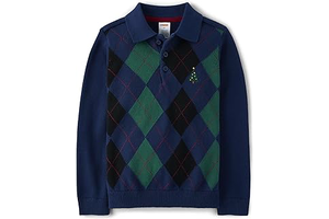 Boys' and Toddler Sweater Polo: Jacquard Weave and Production Notes