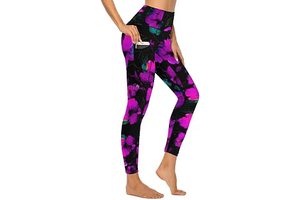 Women's Workout Leggings with Pockets 4th of July High Waisted Tummy Control Stretch Activewear Running Yoga Pants: Print Design and Production Notes