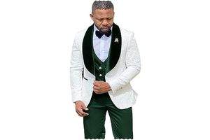 Men's Slim Fit Wool Tweed Casual Suit Pants: Jacquard Weave and Production Notes