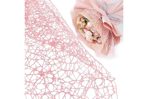 Luomorgo Jacquard Net Mesh Floral Wrapping Paper, 19.6 Inch x 5 Yards: Jacquard Weave and Production Notes