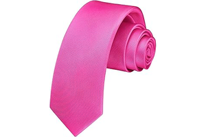 Ties for Men Solid Color 2.17'' Skinny Tie Formal Business Neckties Silk Classic Woven Satin Wedding Necktie: Jacquard Weave and Production Notes