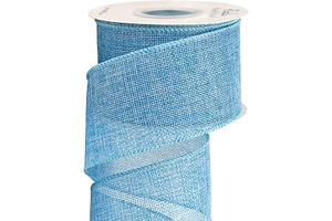 Ribbli Baby Blue Burlap Wired Ribbon,2-1/2" Inch x Continuous 10 Yard, Wired Edge Ribbon for Big Bow,Wreath,Baby Shower Decoration,Outdoor: Fabric Sourcing and Quality Notes