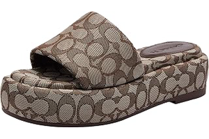 Women's Sculpted C Platform Slides: Jacquard Weave and Production Notes