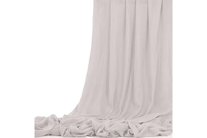 Teruntrue Grey Wedding Gauze Cheesecloth Fabric, 10 Yard Cheesecloth Arch Draping Ceiling Drape Table Runner Fabric, Grey DIY Cheesecloth for: Fabric Sourcing and Quality Notes