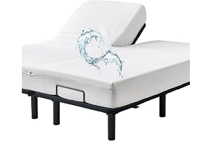 Kingnex Waterproof Split Top King Mattress Protector for Adjustable Bed: Jacquard Weave and Production Notes