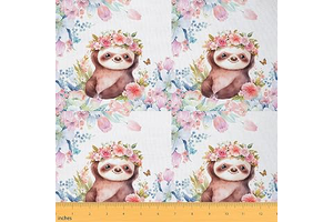 Feelyou Cute Sloth Fabric By The Yard 1 Yard: Fabric Sourcing and Quality Notes