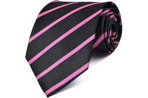 Stripe Tie Jacquard Woven Microfiber Formal Men's Neckties - Various Styles: Jacquard Weave and Production Notes