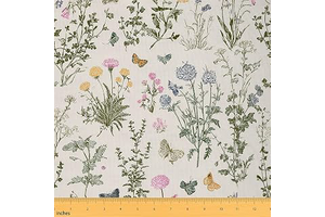 Feelyou Floral Botanical Theme Fabric by The Yard 1 Yard Soft: Print Design and Production Notes