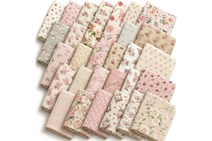 JarThenaAMCS 60Pcs Floral Cotton Fabric Bundles Pink Retro Floral Fabric Squares Spring Summer Quilting Patchwork for DIY Handmade Sewing: Print Design and Production Notes