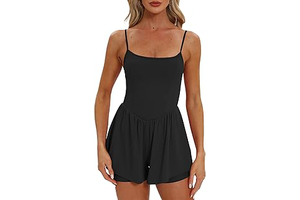 Women's Summer Sleeveless Rompers Spaghetti Strap Shorts Jumpsuit: OEM Production and Sizing Notes