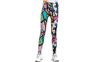 Women's Fashion Print Leggings Yoga Pants Cartoon Patterns One Size for Fitness Jogging Gymnastics: Print Design and Production Notes