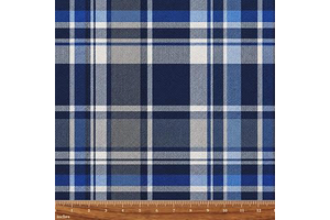 Fabric by the Yard, Plaid Blue Upholstery, Waterproof, 3 Yard: Fabric Sourcing and Quality Notes