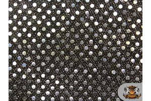 SMALL DOTS SEQUIN BLACK ALLOVER SILVER FABRIC / 42" WIDE/SOLD BY THE YARD: Fabric Sourcing and Quality Notes