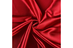 Satin Fabric 2 Yard Bridal Solid for Wedding Dress Fashion Crafts Costumes Decorations Silky Satin 44" - (2 Yard, Apple Red): Fabric Sourcing and Quality Notes