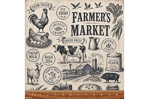 Fabric by the Yard, Farmhouse Upholstery, Waterproof, 2 Yard: Fabric Sourcing and Quality Notes