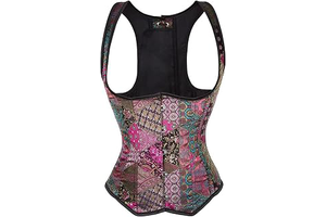 Underbust Corsets With Straps Women's pirate Jacquard Plus Size: Jacquard Weave and Production Notes