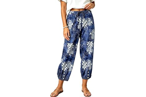 Women Casual Harem Pant Boho Loose Yoga Capris Trousers 2026: Print Design and Production Notes