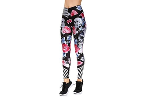 Women's High Waist Printed Leggings Stretch Workout Pants: Print Design and Production Notes