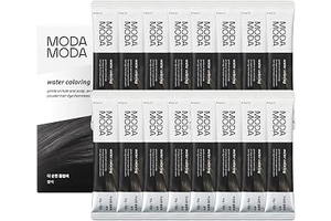 Water Coloring Hair Dye, Black, No Dye Kit, All Hair Types, 20 ct: Ombre Dyeing and Production Notes