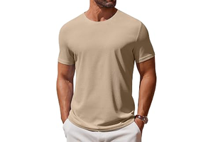 Men's T Shirt Short Sleeve Crew Neck T-Shirt Casual Summer Classic Basic Tee Shirts: OEM Production and Sizing Notes
