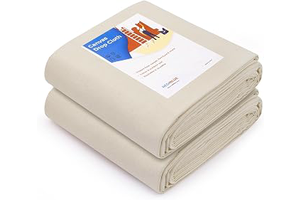 REDIBLUE Canvas Drop Cloth 4 x 12 feet (Pack of 2) - Highly Absorbent Seamless Cotton Fabric, Multipurpose Protection for Floor, Carpet: Fabric Sourcing and Quality Notes